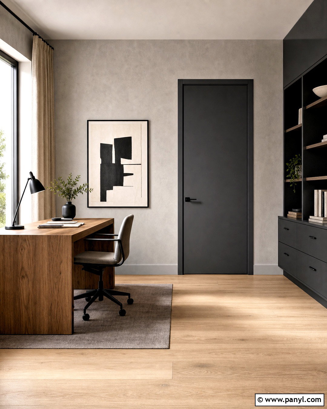 Dark Grey Flush Doors - 20 dark grey doors interior ideas