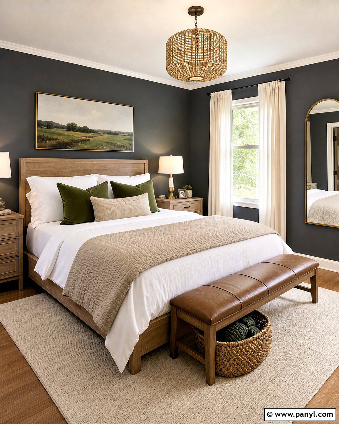 Dark Grey Guest Bedroom - 20 dark grey walls bedroom ideas