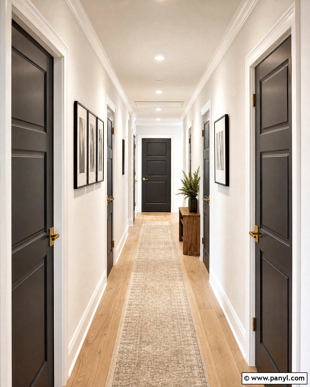 Dark Grey Hallway Doors - 20 dark grey doors interior ideas