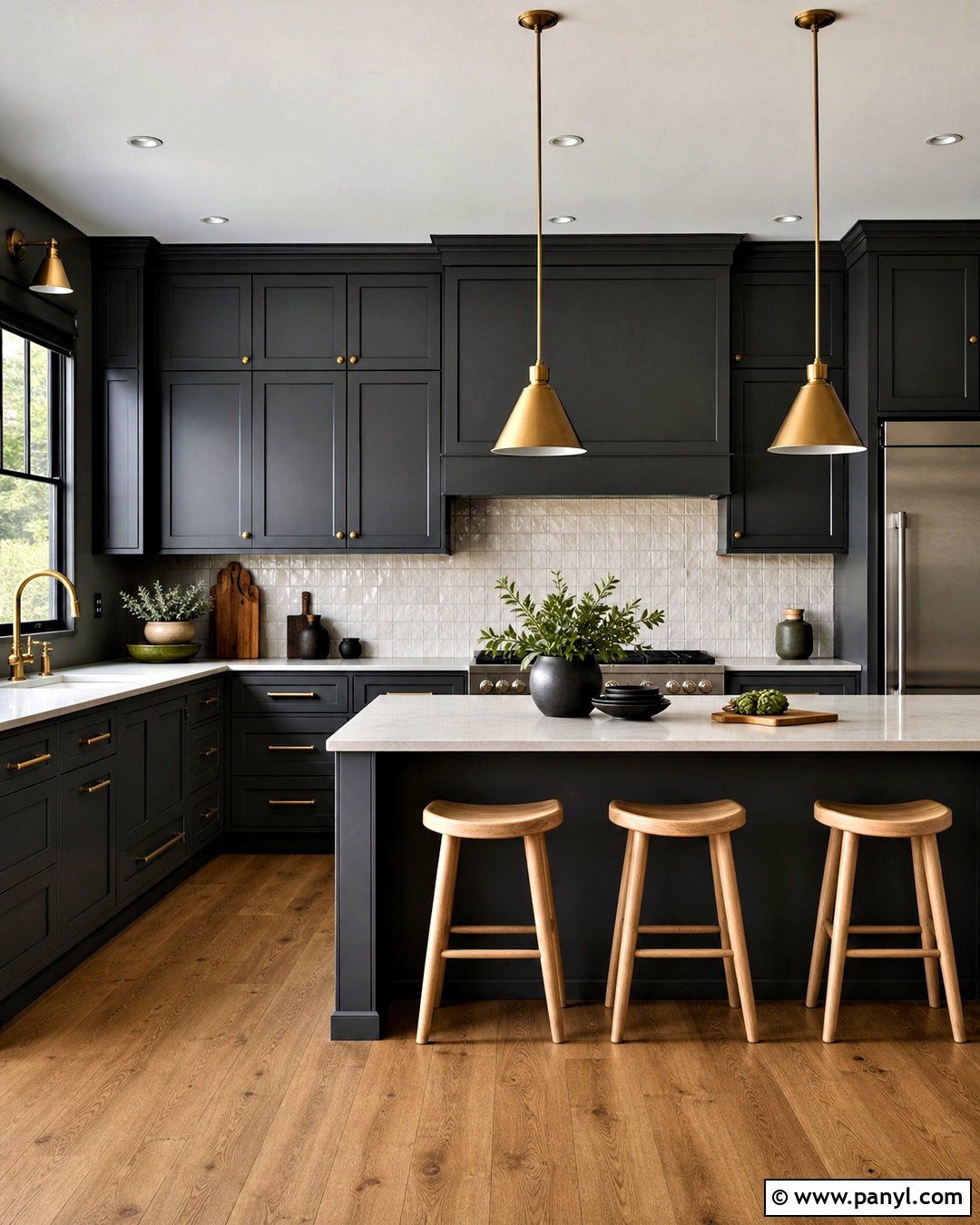 Dark Grey Kitchen - 20 grey color room ideas