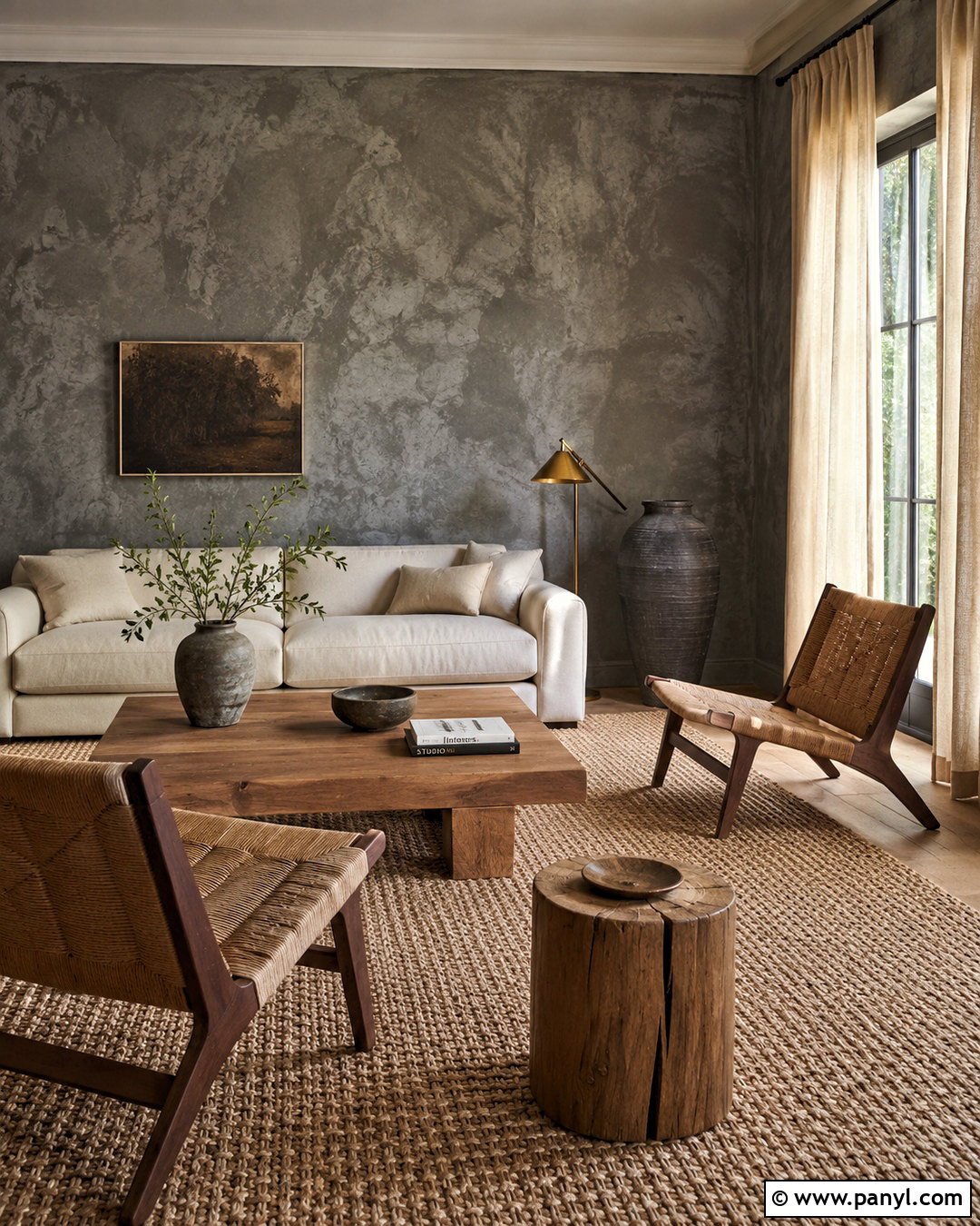 Dark Grey Limewash Walls - 40 Dark Grey Walls