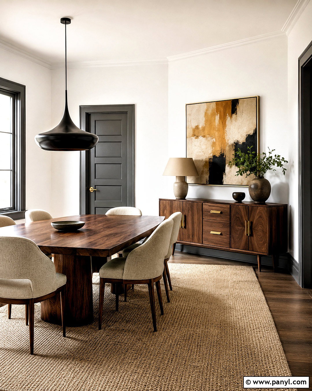 Dark Grey Skirting Dining Room - 20 White Walls Grey Skirting Ideas