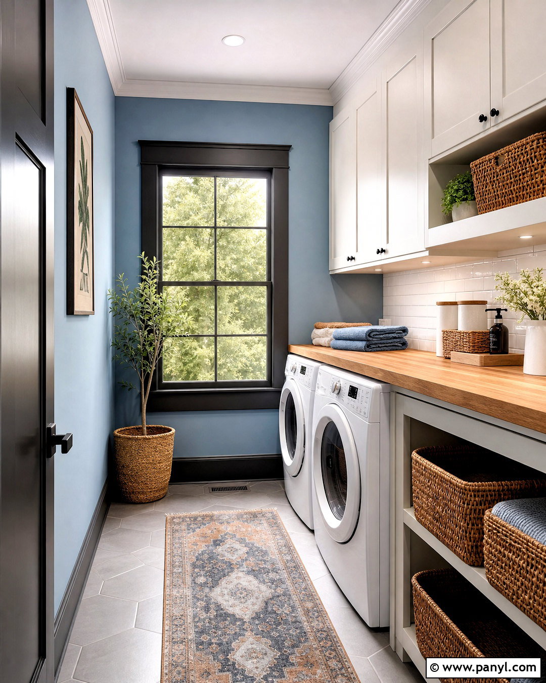 Dark Grey Trim Laundry Room - 20 dark grey trim interior ideas