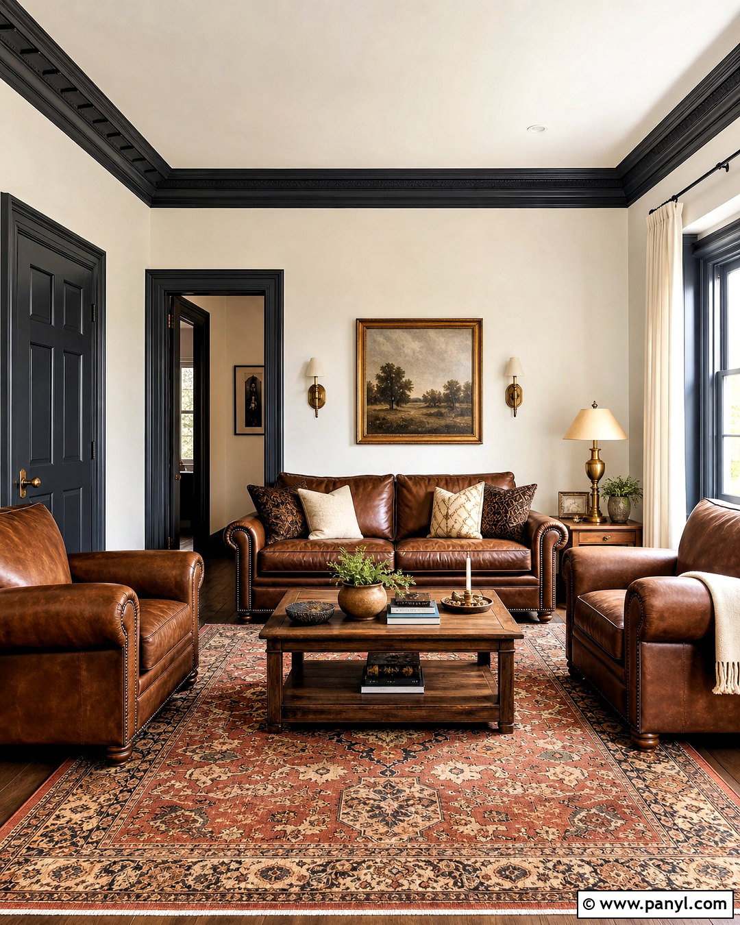 Dark Grey Trim With Cream Walls - 20 grey trim interior ideas