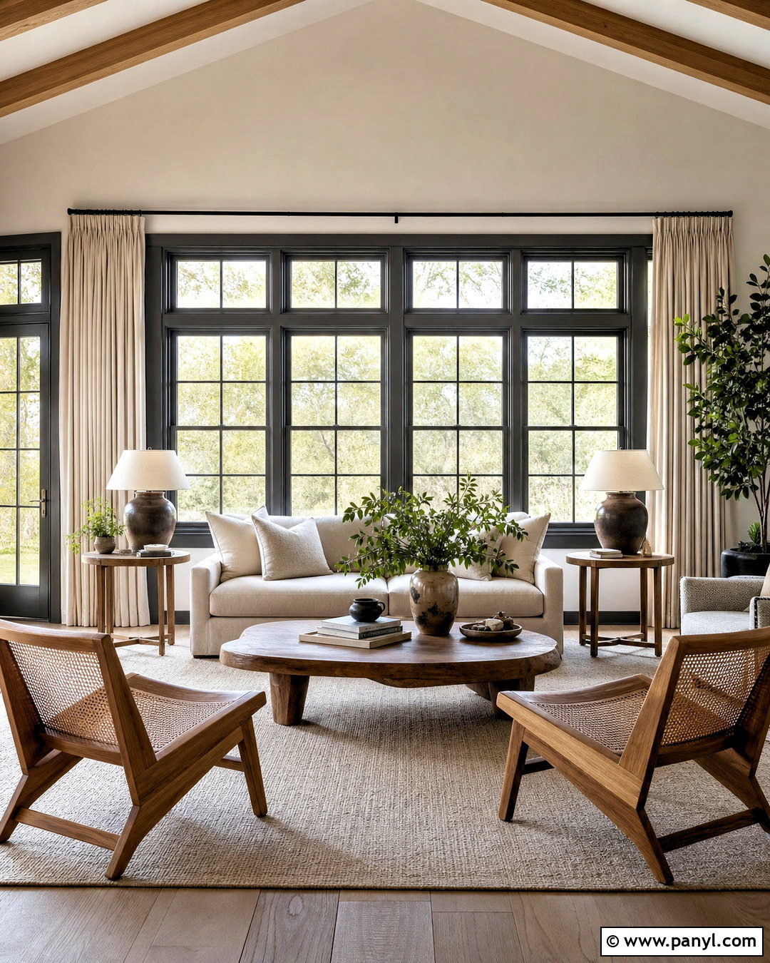 Dark Grey Window Trim Living Room - 20 dark grey trim interior ideas