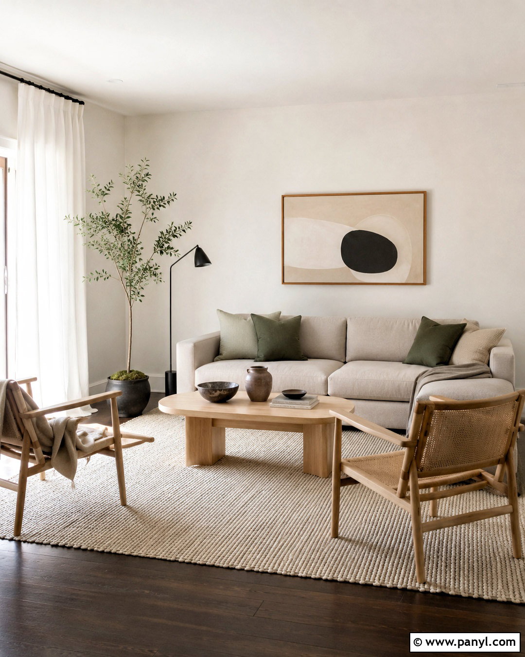 Dark Hardwood Floors Scandinavian Living Room - 20 dark hardwood floors living room decor ideas