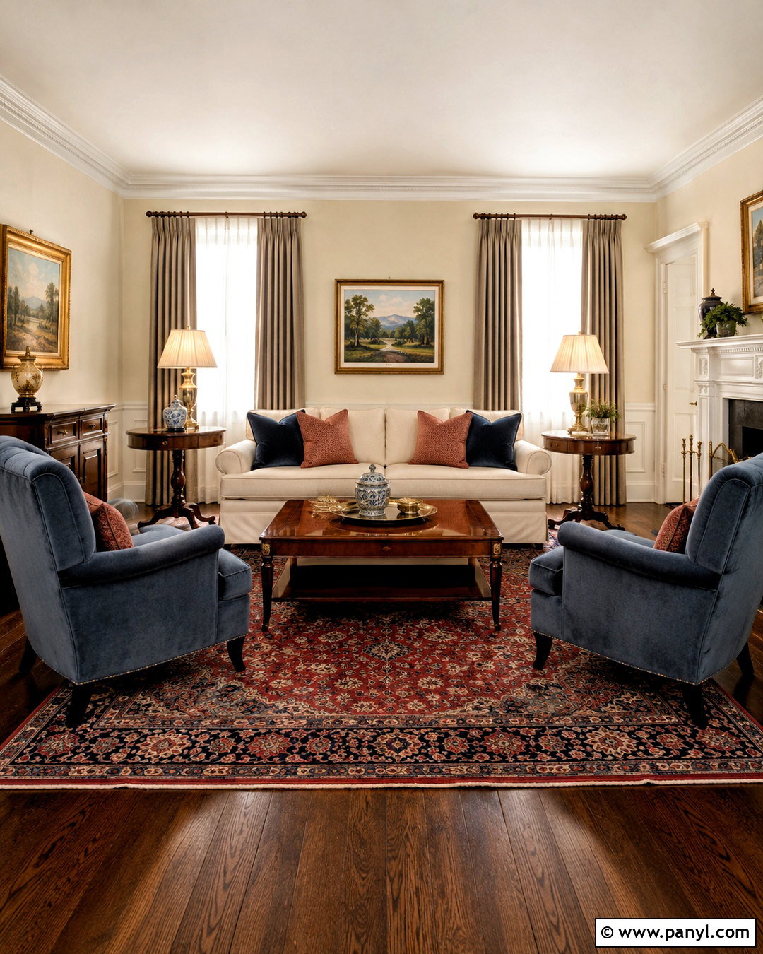 Dark Hardwood Floors Traditional Living Room - 20 dark hardwood floors living room decor ideas