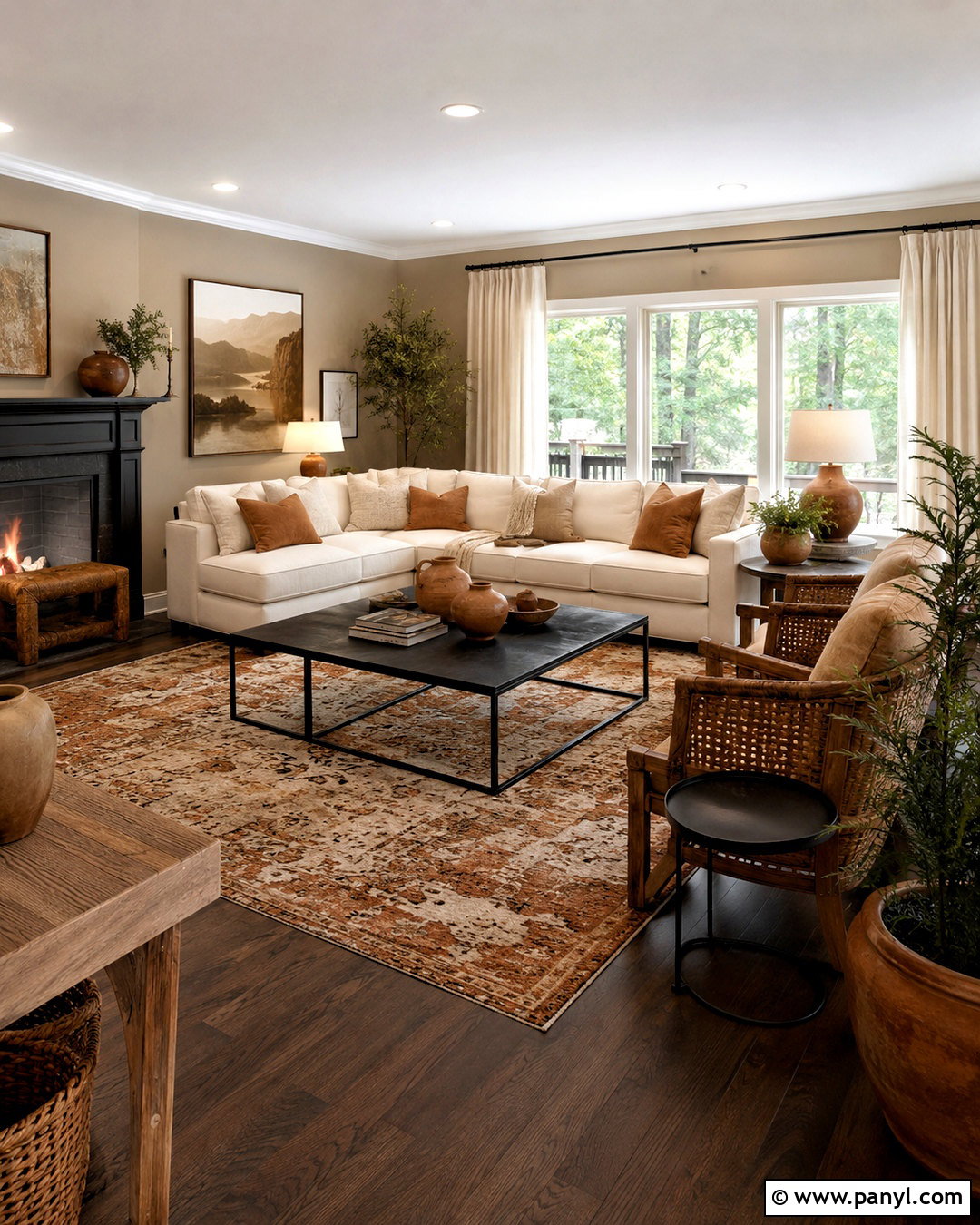 Dark Hardwood Floors With Beige Walls - 20 dark hardwood floors living room decor ideas