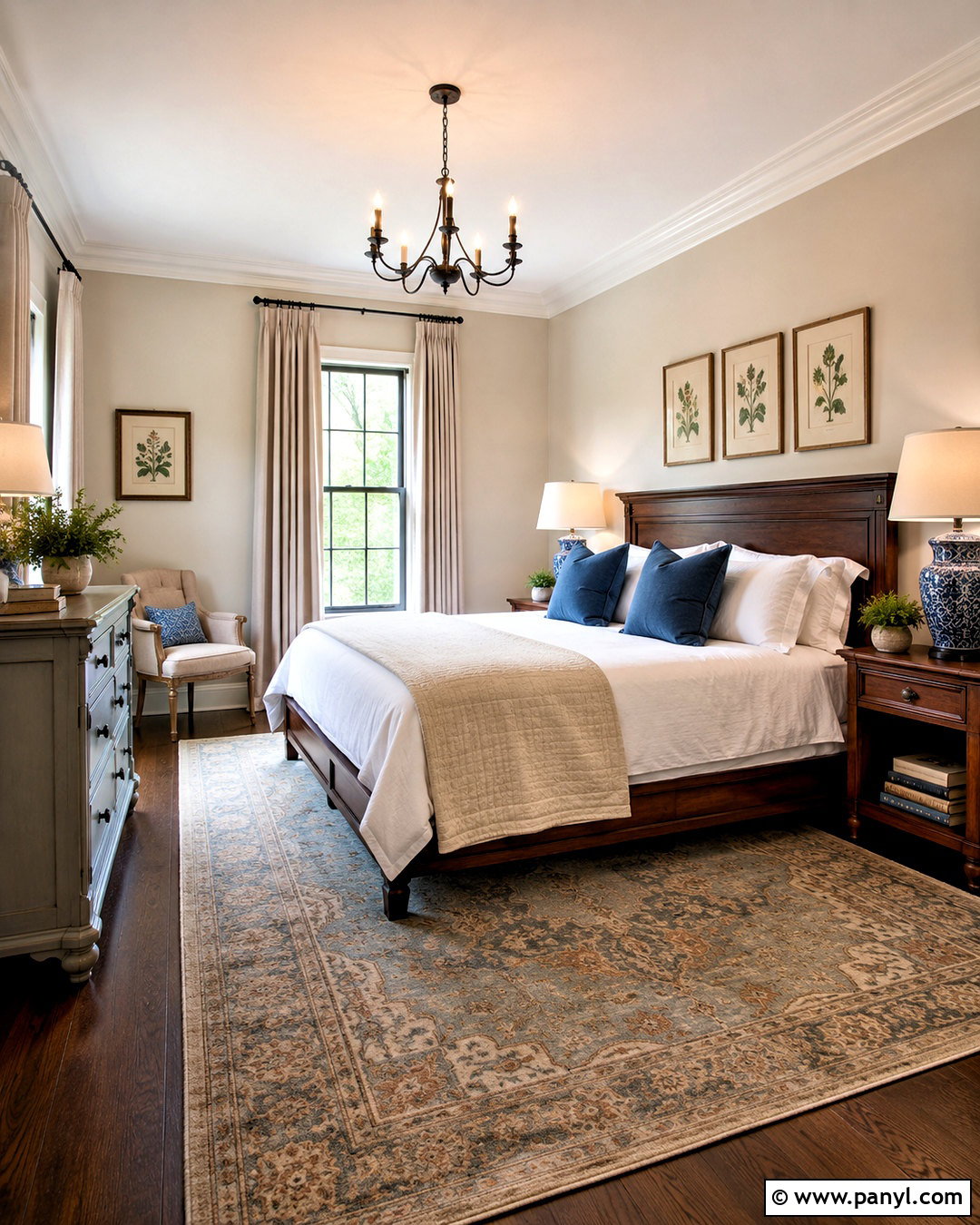 Dark Hardwood Floors With Traditional Furniture - 20 dark hardwood floors bedroom ideas