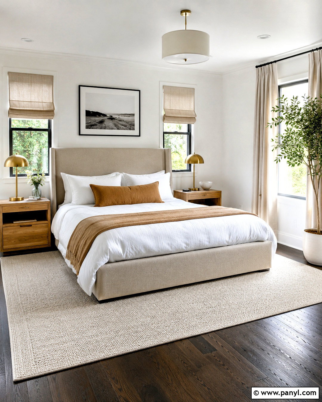 Dark Hardwood Floors With White Walls - 20 dark hardwood floors bedroom ideas