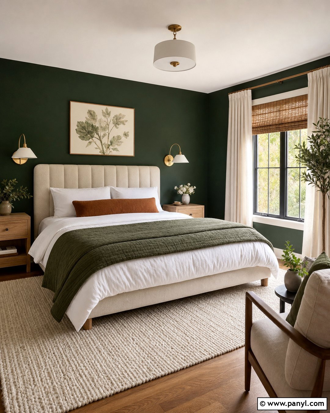 Dark Hunter Green Bedroom Walls - 35 dark wall colors