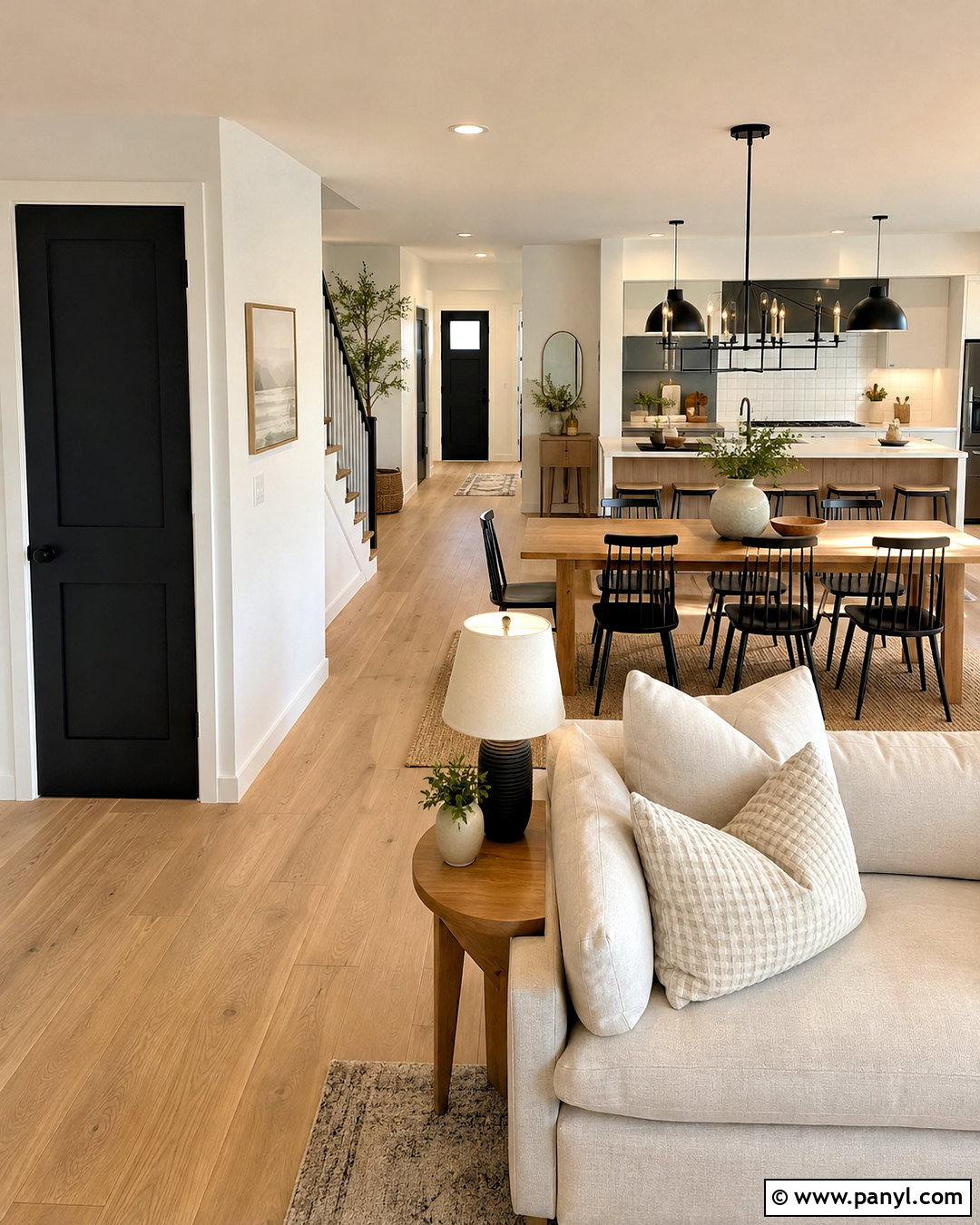 Dark Interior Doors In An Open Floor Plan - 20 dark interior doors