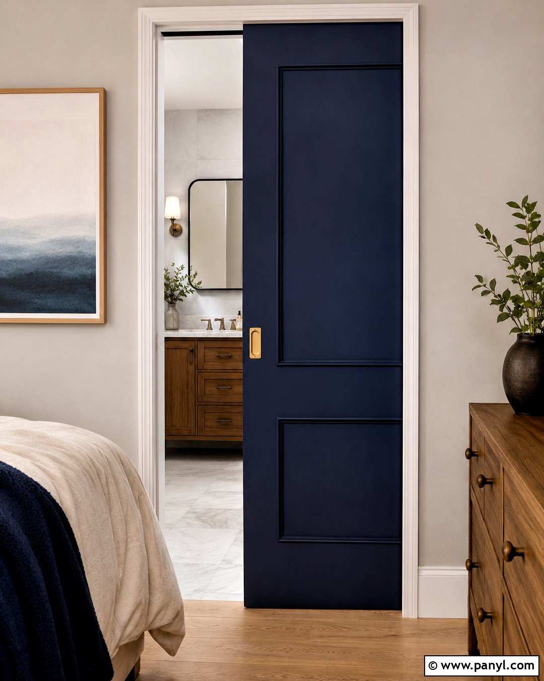 Dark Interior Pocket Door - 20 dark interior doors