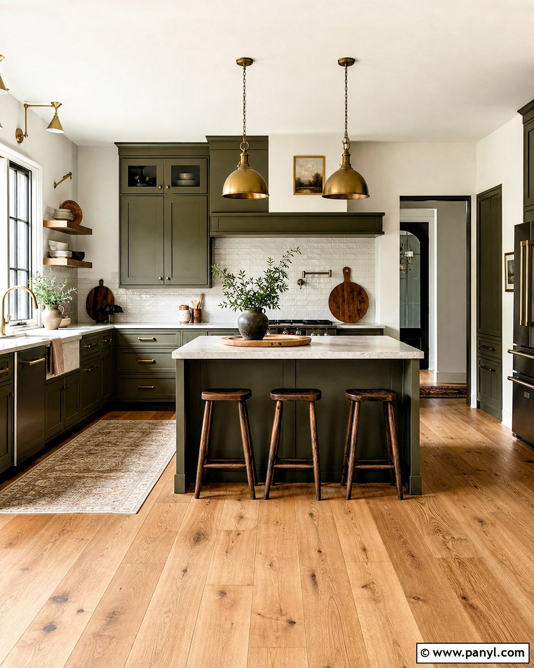 Dark Khaki Kitchen Cabinets - 20 khaki kitchen ideas