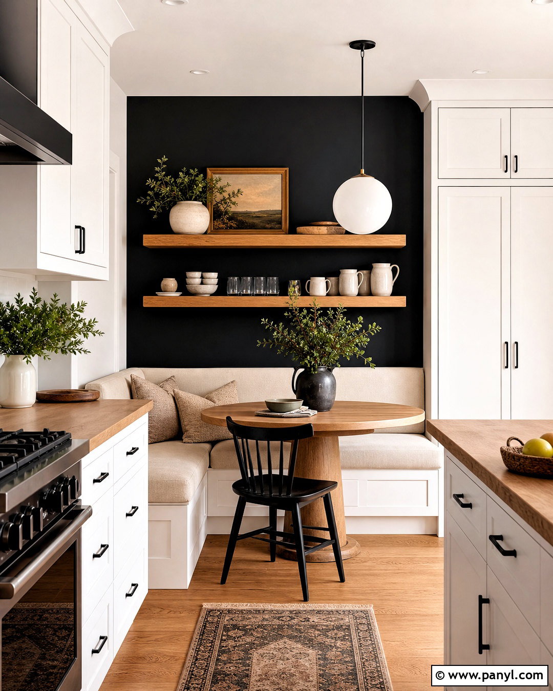 Dark Kitchen Accent Wall - 20 dark kitchen walls