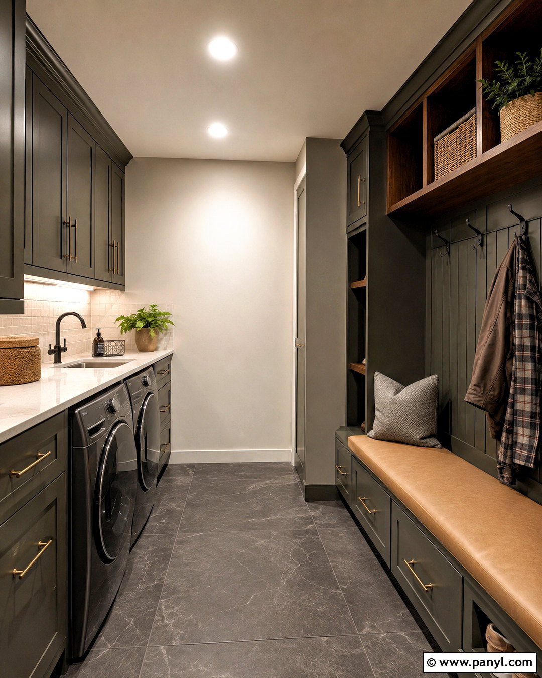 Dark Laundry Room Mudroom - 20 dark laundry room ideas