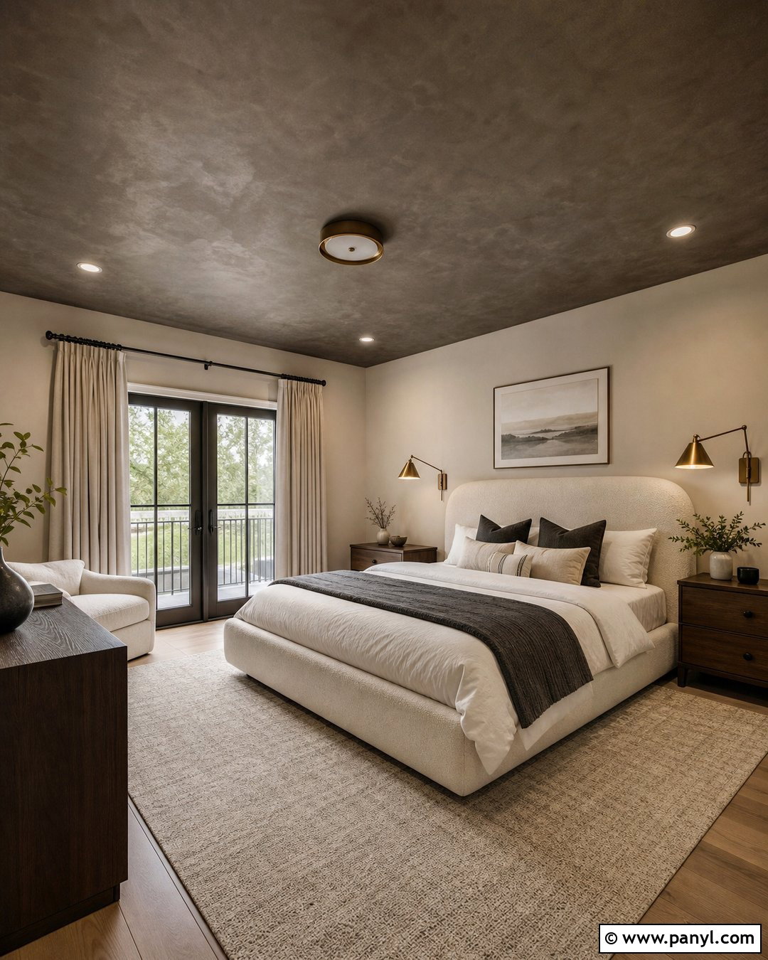 Dark Limewash Ceiling Bedroom - 25 Limewash Walls And Ceiling Ideas