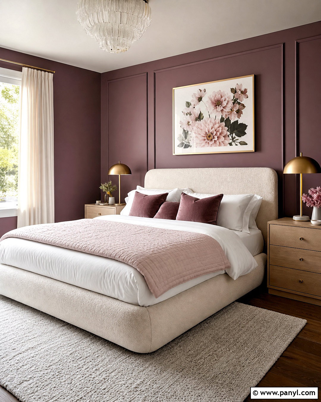 Dark Mauve And Blush Bedroom - 20 dark mauve bedroom ideas