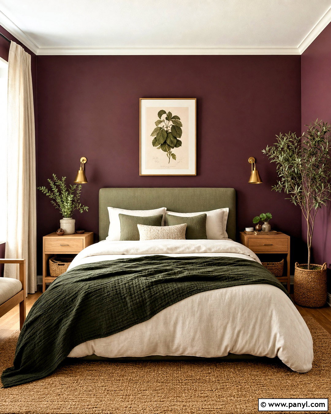 Dark Mauve And Sage Green Bedroom - 20 dark mauve bedroom ideas