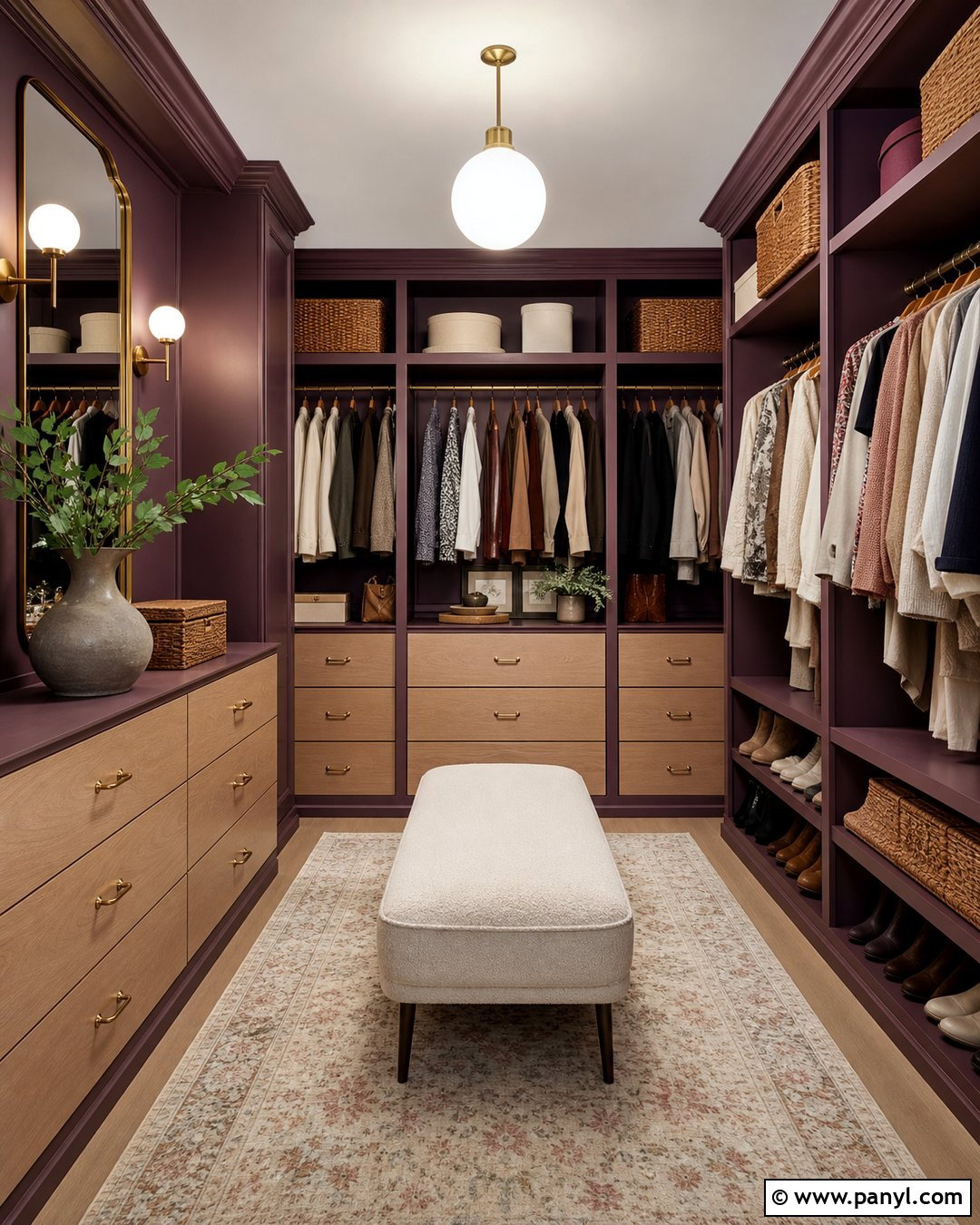 Dark Mauve Dressing Room Walls - 35 dark wall colors
