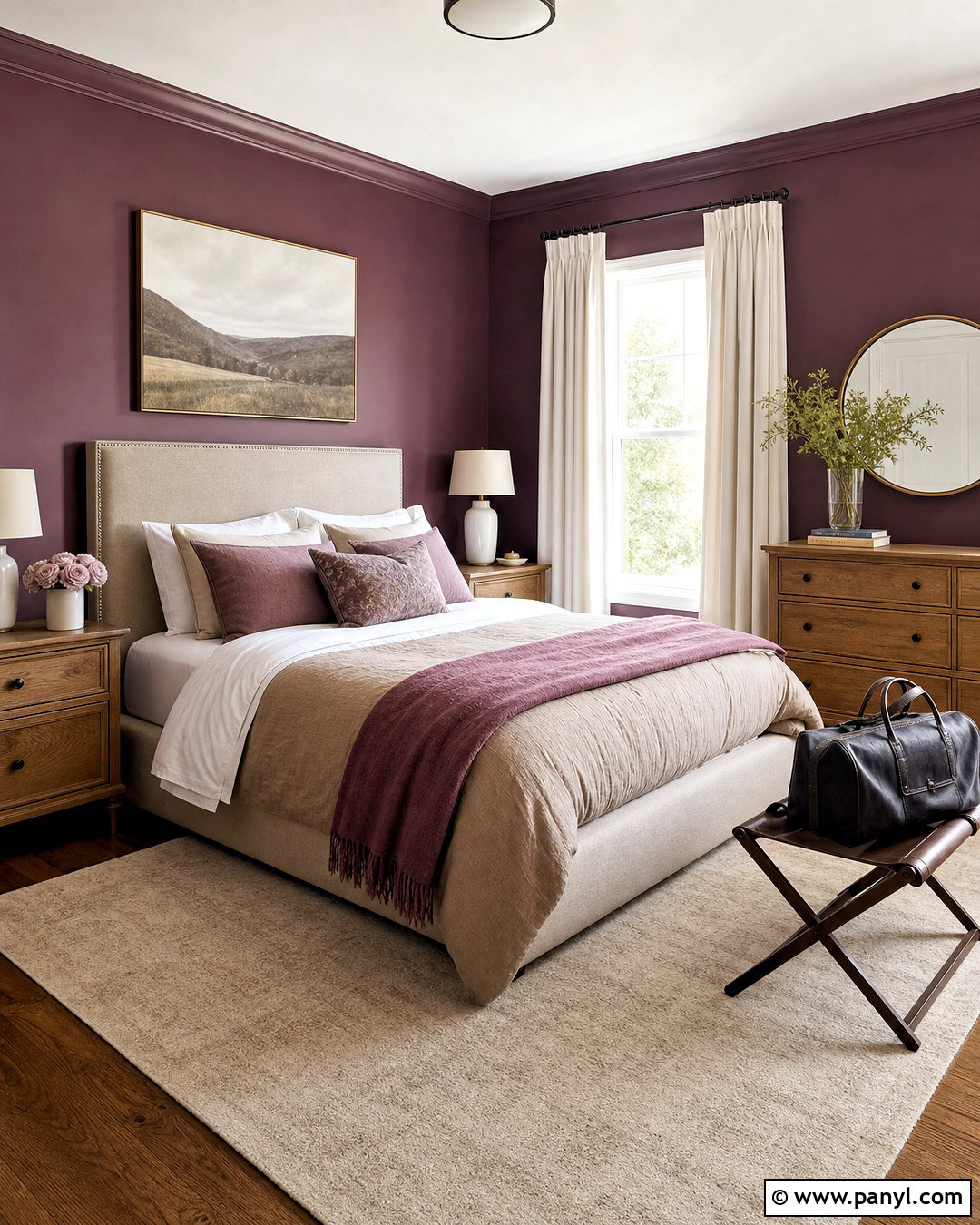 Dark Mauve Guest Bedroom - 20 dark mauve bedroom ideas