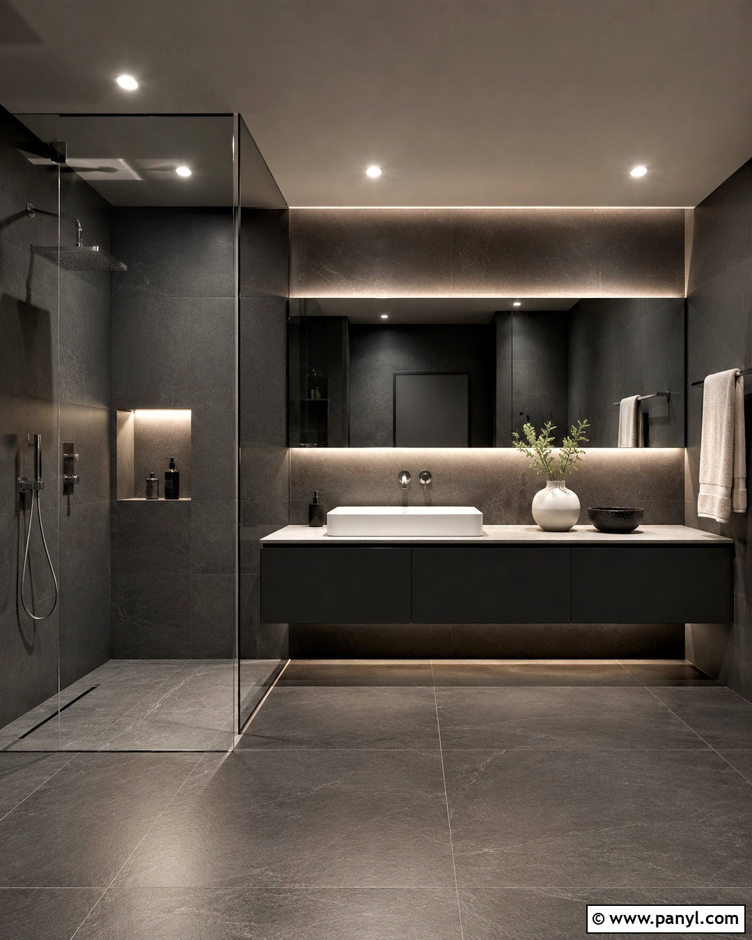 20 Dark Theme Bathroom Ideas for a Moody Spa-Like Retreat