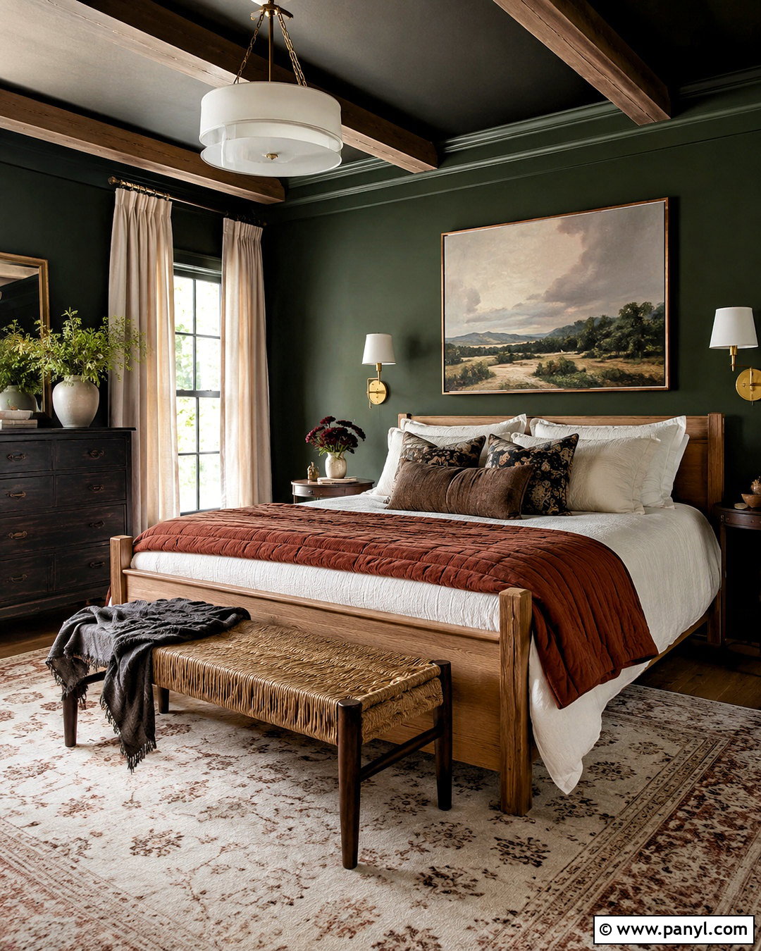 Dark Modern Cottage Bedroom - 20 modern cottage bedroom ideas