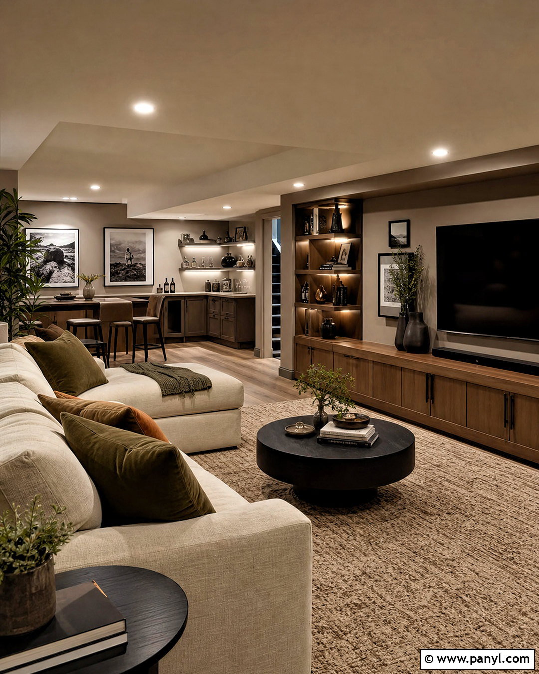 Dark Mushroom Basement - 20 dark basement paint colors