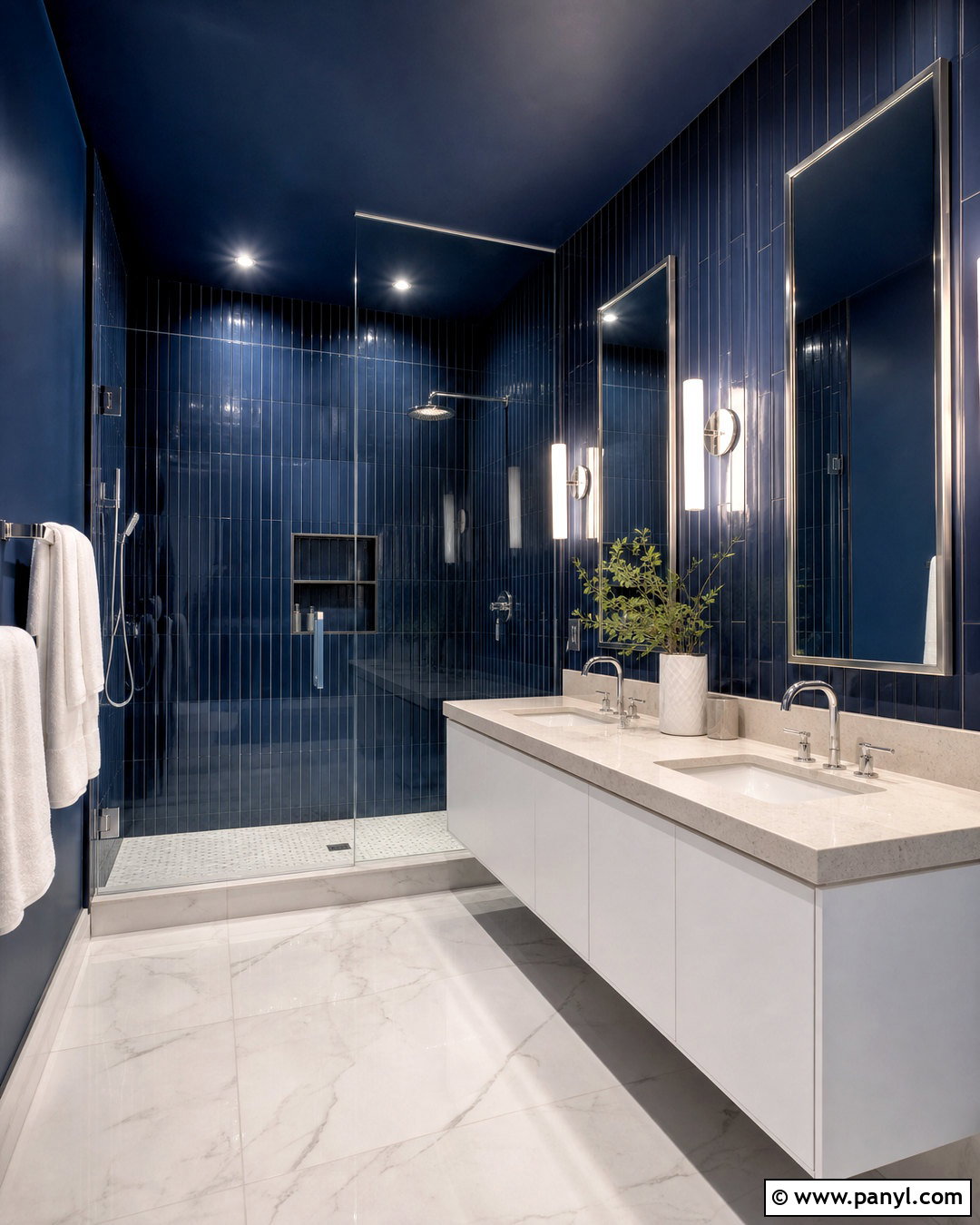Dark Navy Bathroom - 20 dark bathroom ideas modern ideas