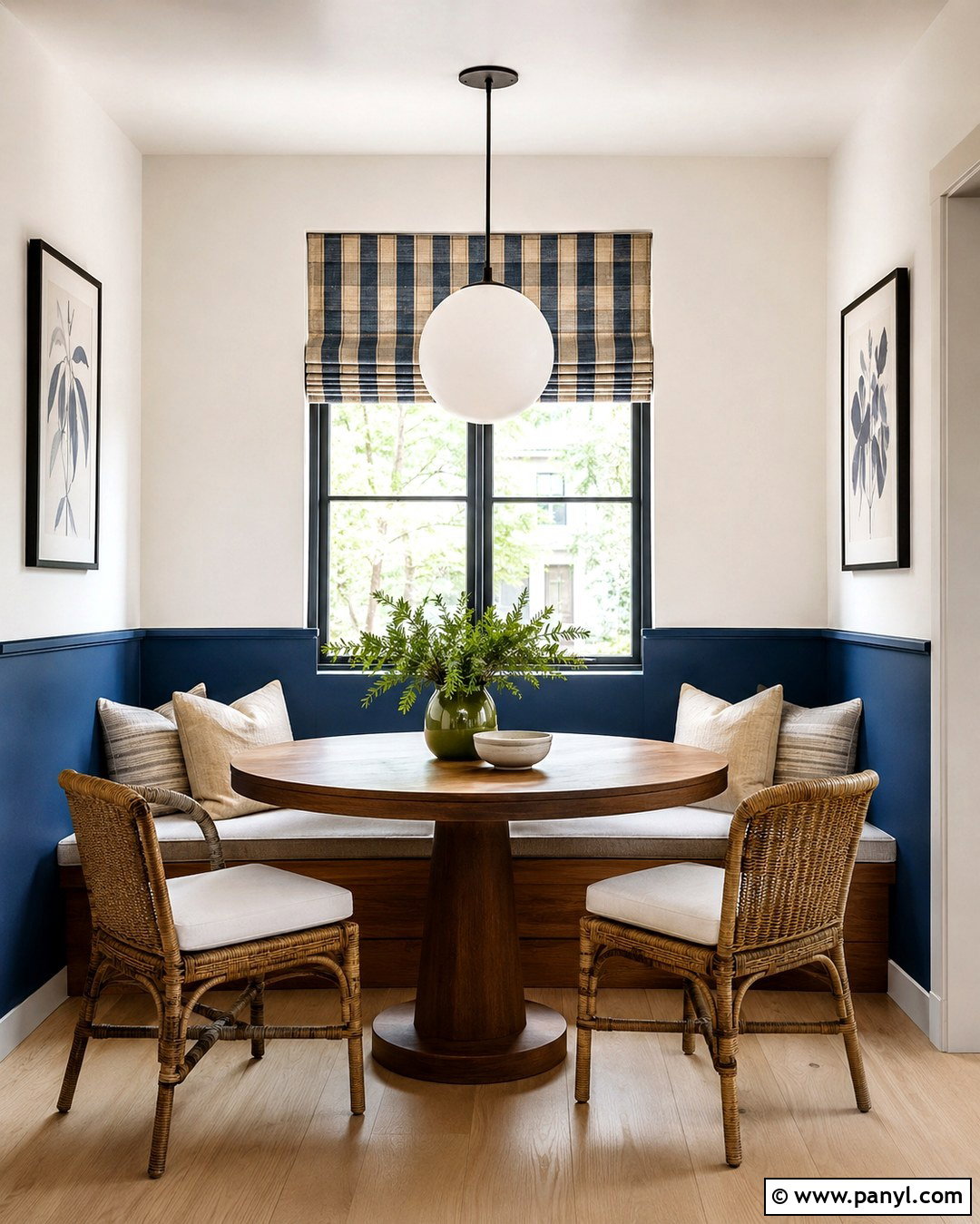 Dark Navy Blue Half Wall - 20 Dark Navy Blue Wall Ideas