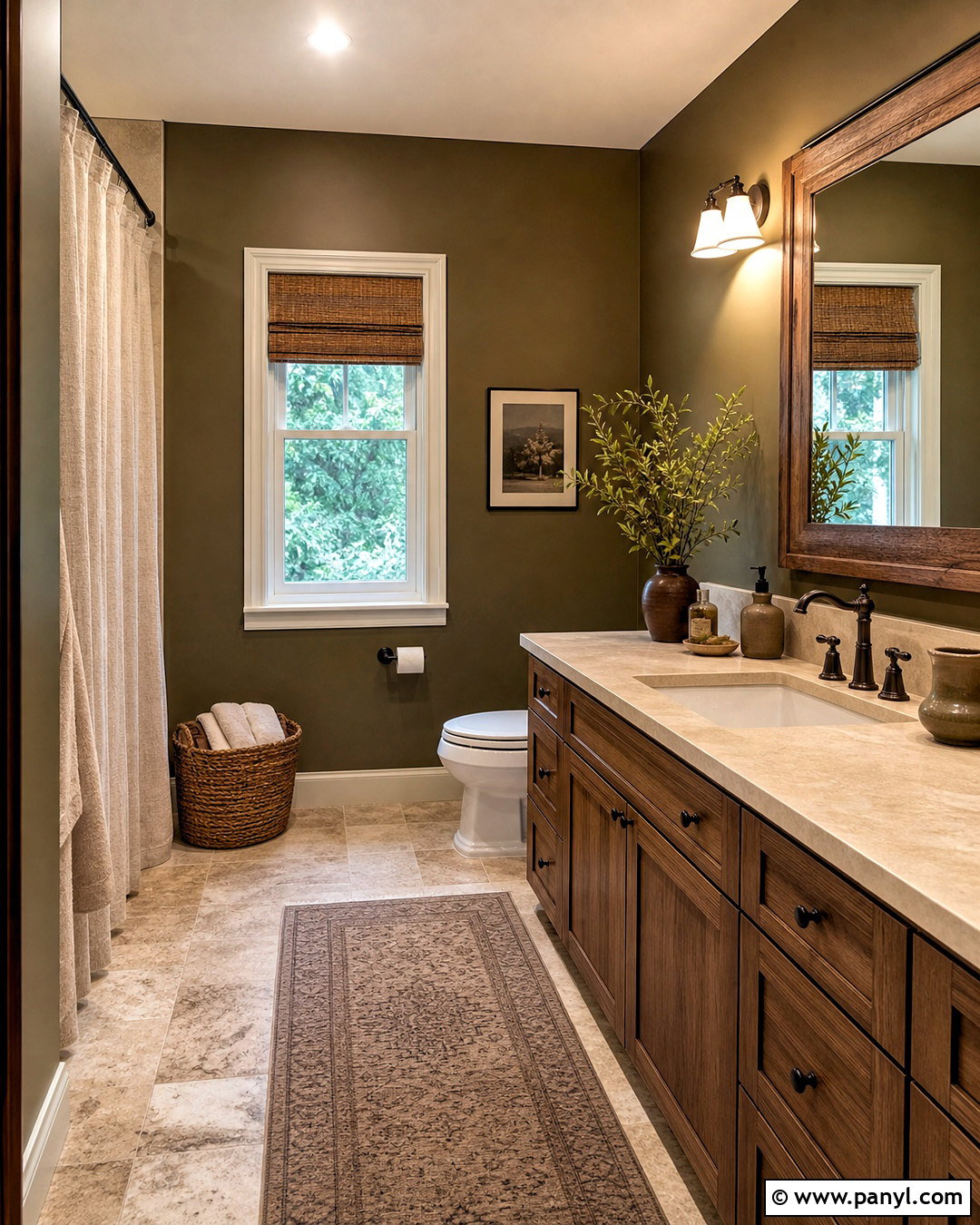 Dark Olive Bathroom Paint - 20 dark bathroom paint colors