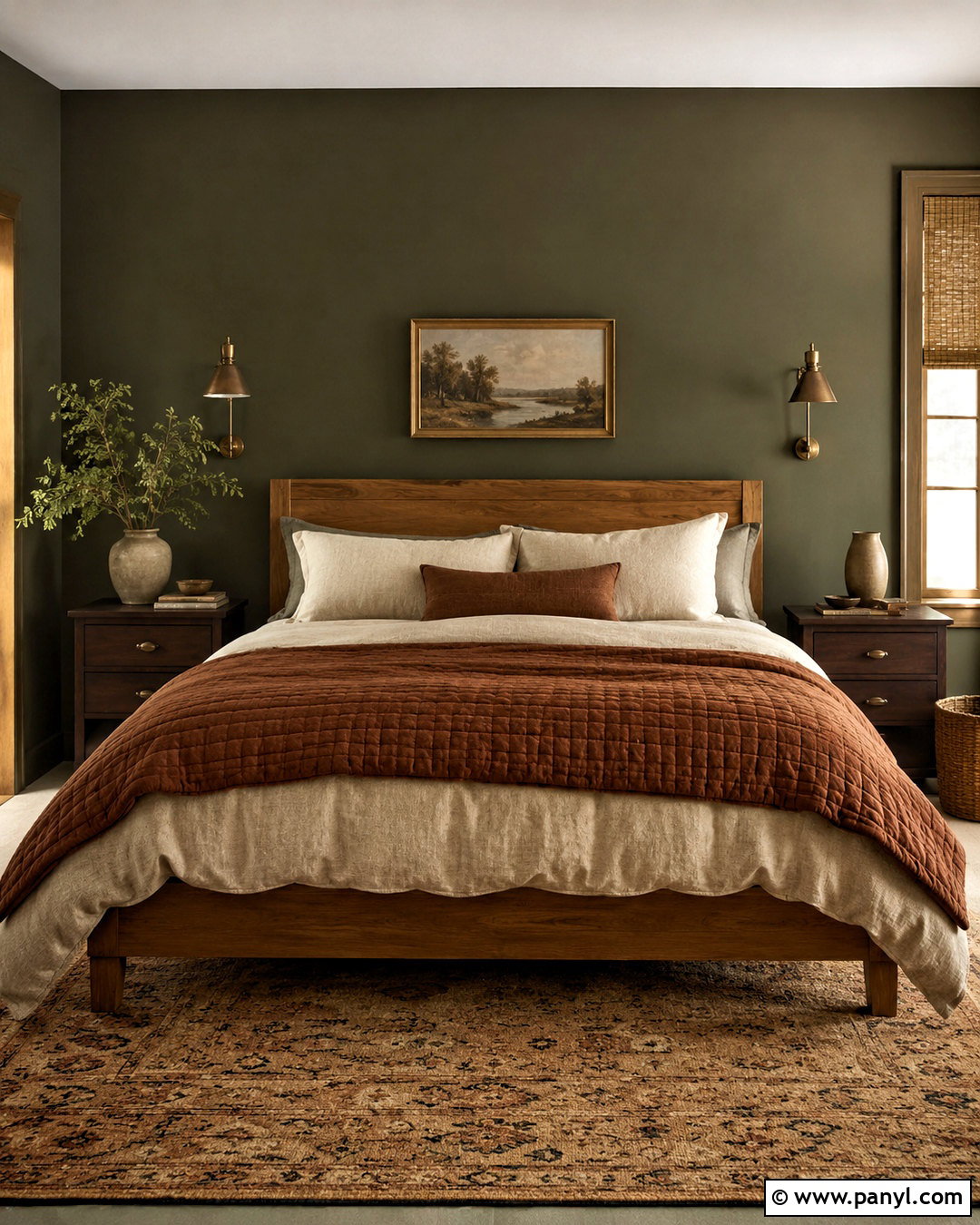Dark Olive Bedroom Walls - 20 dark bedroom wall colors