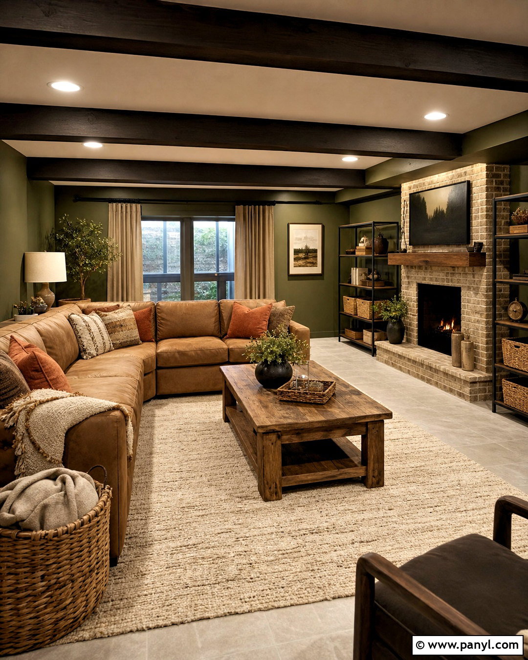 20 Dark Basement Paint Colors for a Cozy, Polished Space