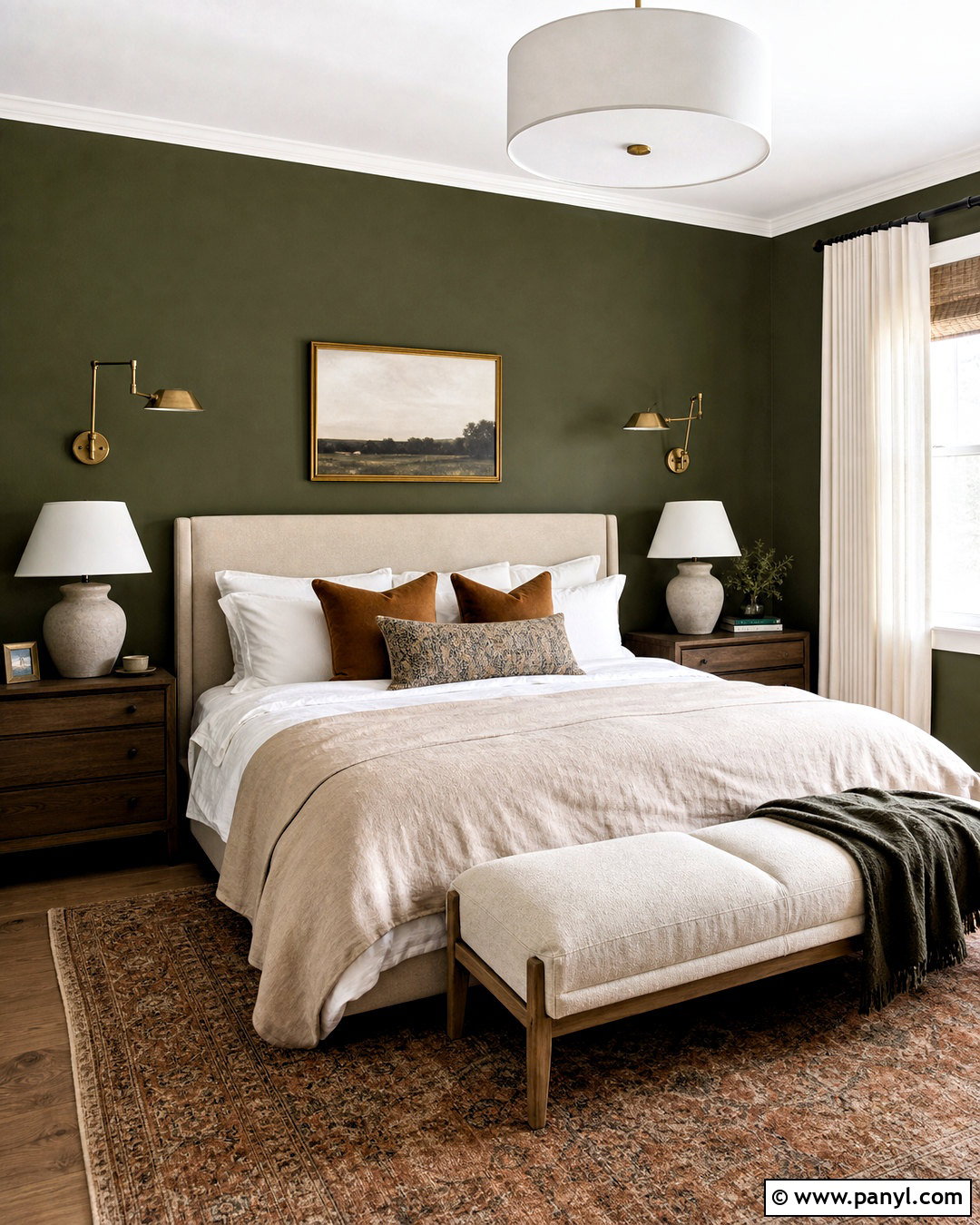 Dark Olive Green Bedroom Walls - 20 olive green painted walls