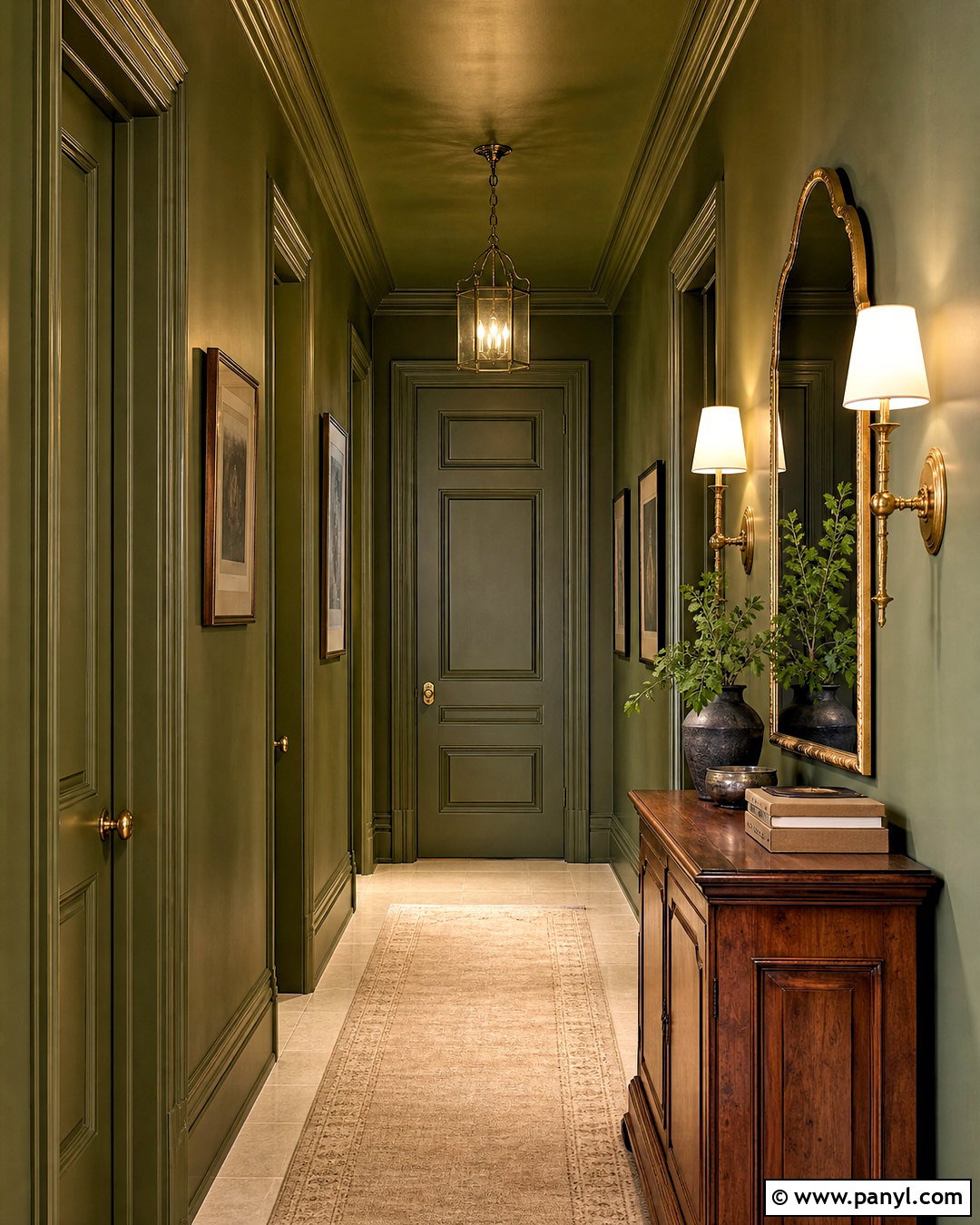 20 Olive Green Hallway Ideas for a Welcoming, Stylish Entry