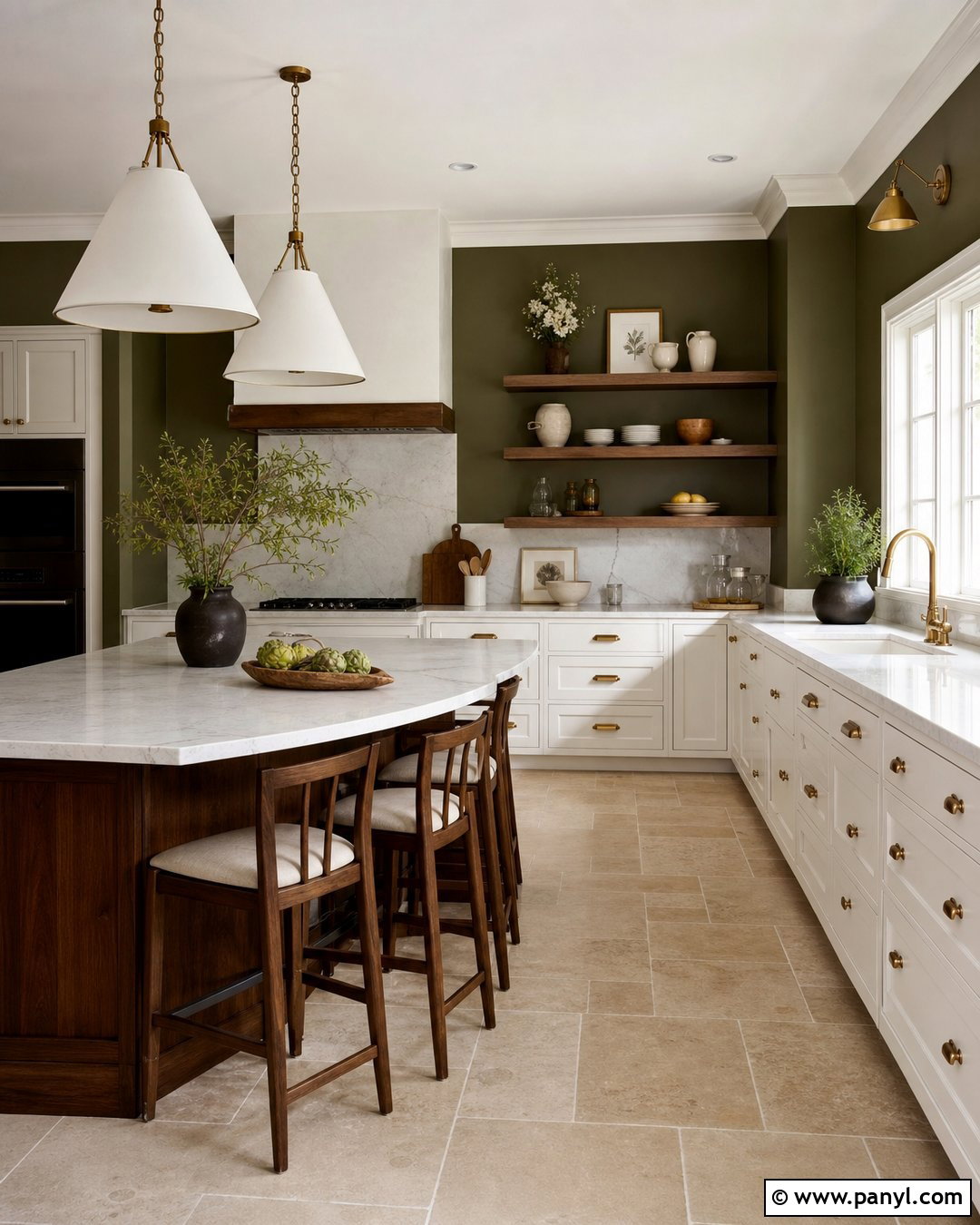 Dark Olive Green Kitchen Walls - 35 Olive Green Kitchen Walls