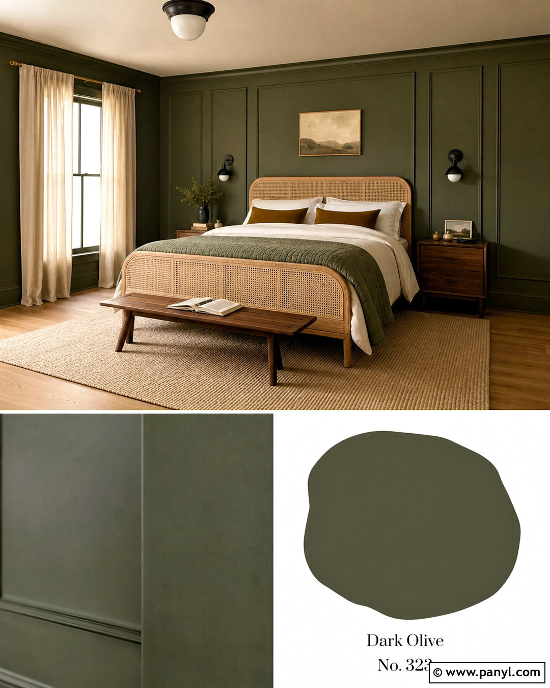 Dark Olive Paint - 20 dark room paint colors
