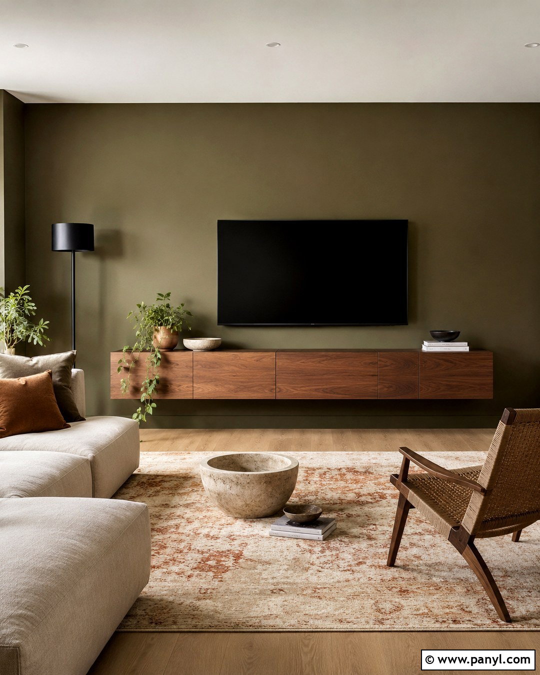 20 TV Wall Dark Paint Ideas for a Sleek, Cinematic Space