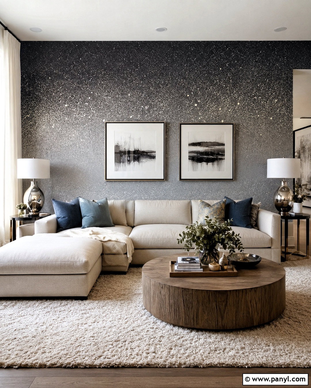 Dark Ombre Glitter Wallpaper - 20 dark glitter wallpaper ideas