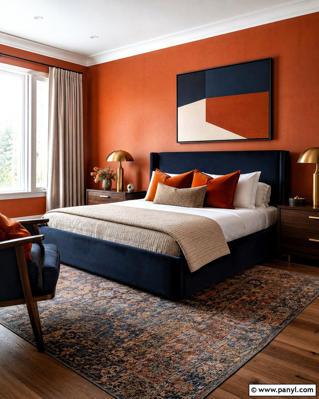 20 Dark Orange Bedroom Ideas for a Warm, Cozy, Moody Retreat