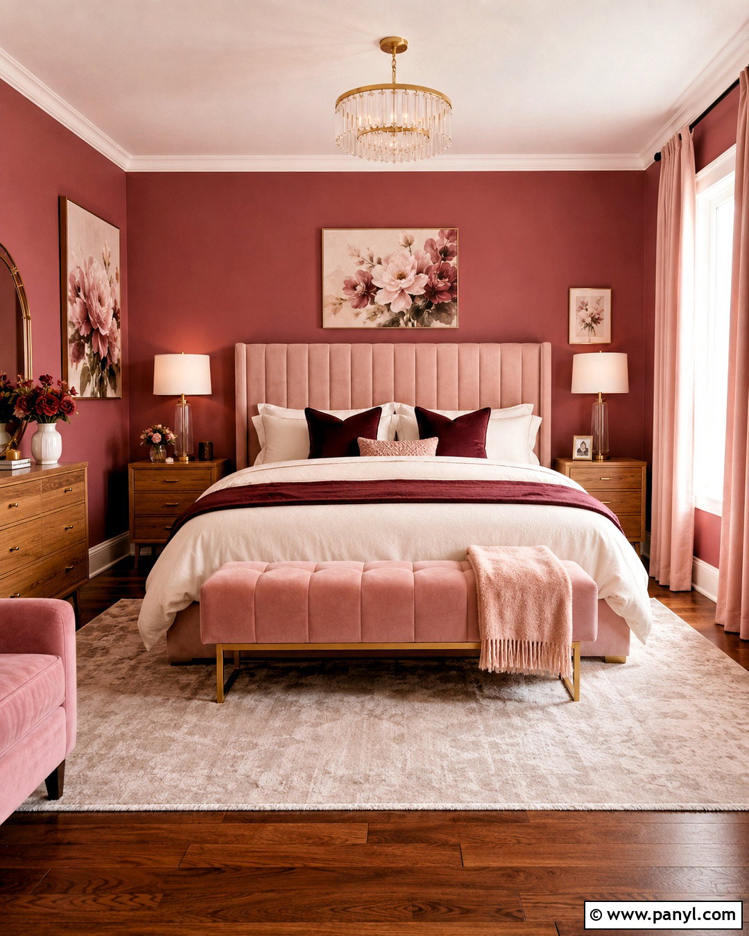 Dark Pink And Blush Bedroom - 20 dark pink bedroom ideas
