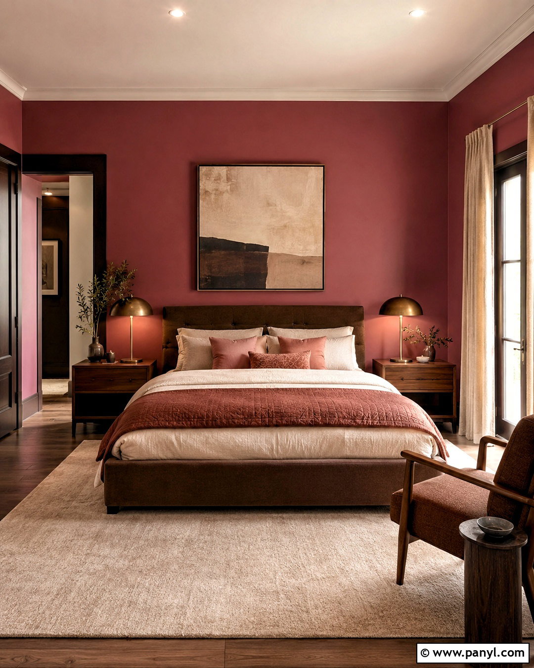 Dark Pink And Brown Bedroom - 20 dark pink bedroom ideas