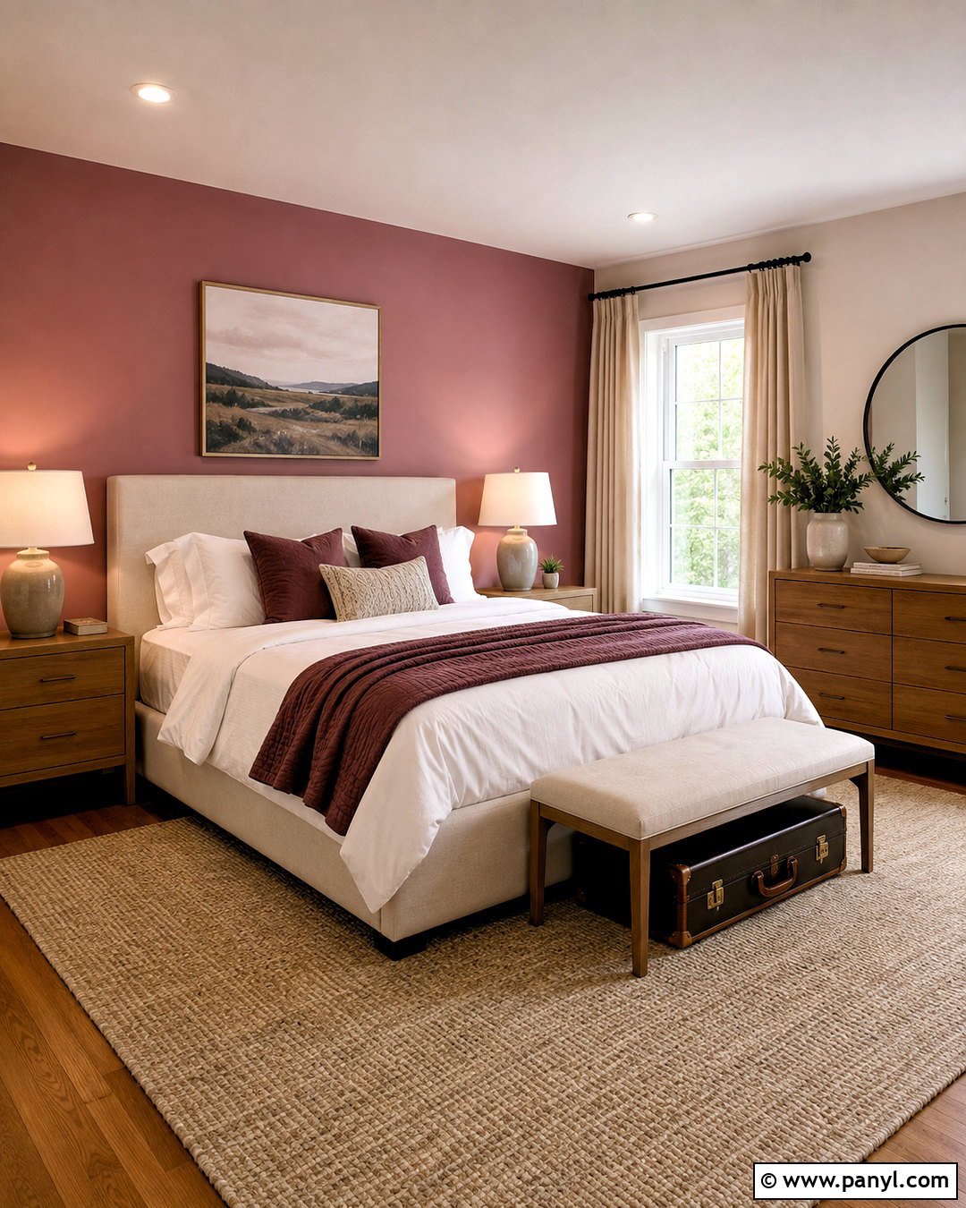 Dark Pink Guest Bedroom - 20 dark pink bedroom ideas