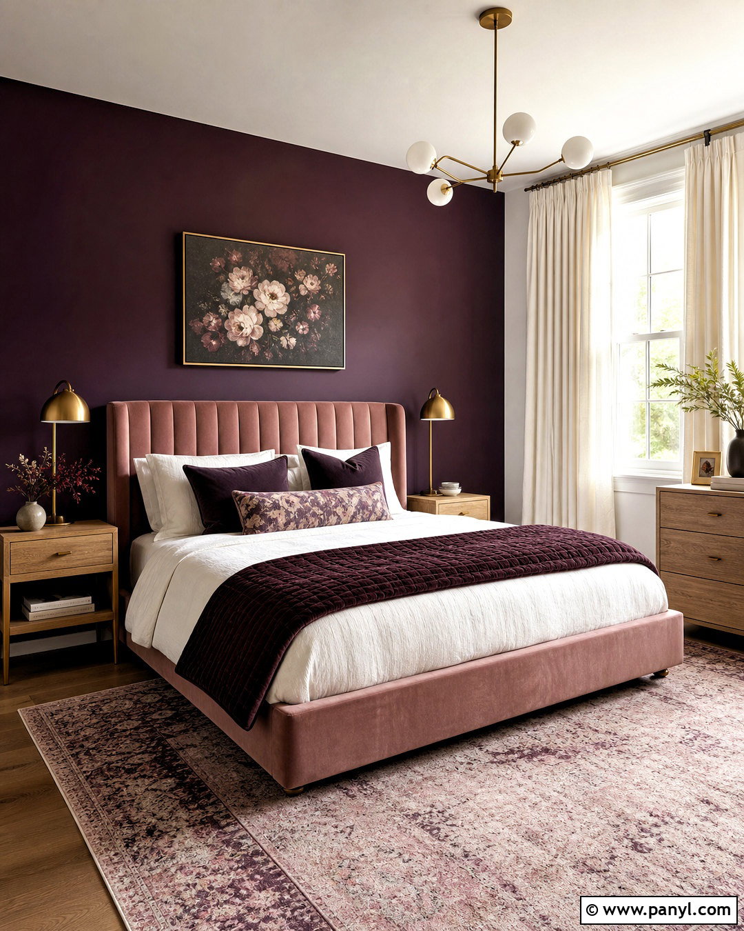 Dark Plum And Blush Bedroom - 20 dark plum bedroom ideas