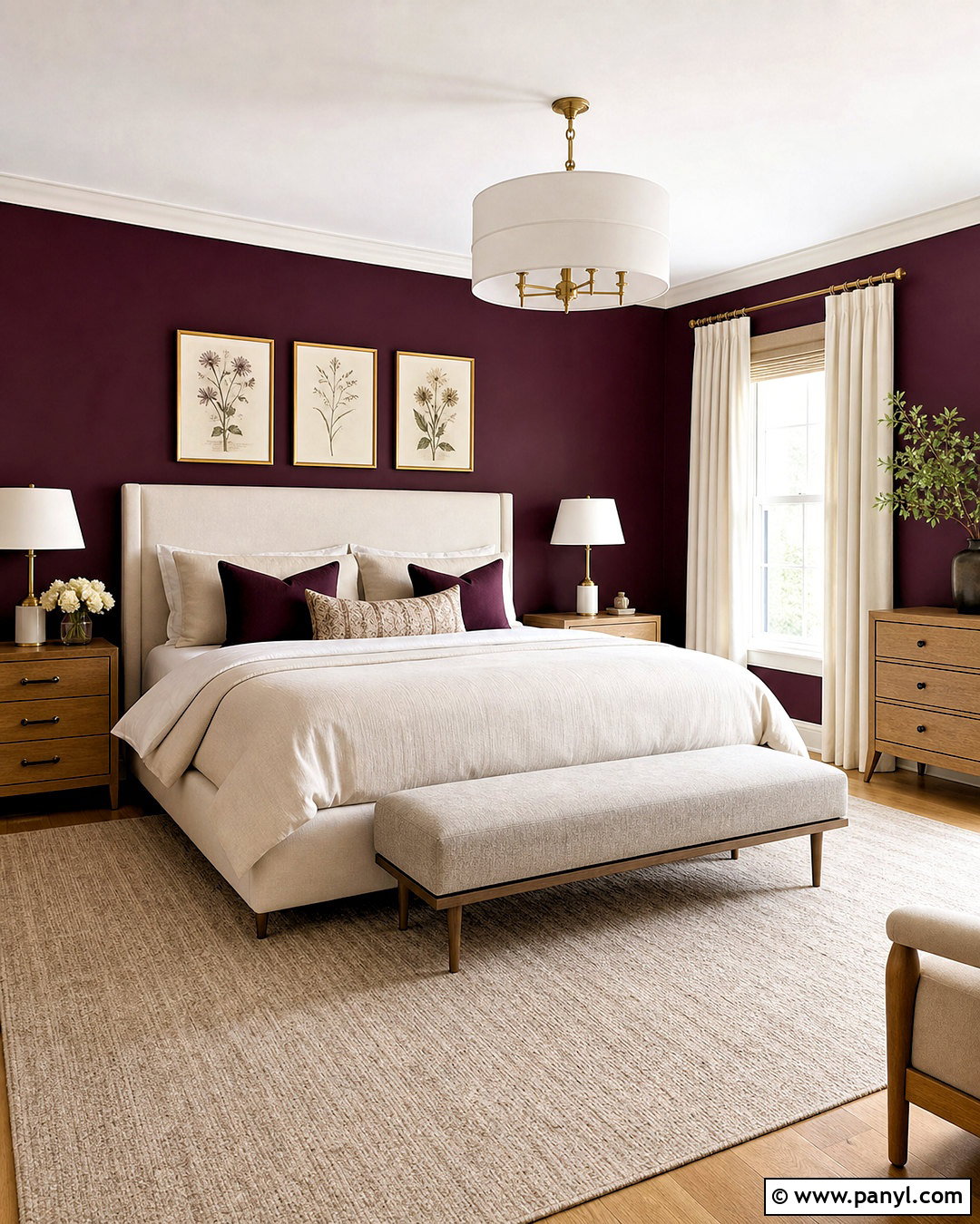 Dark Plum And Cream Bedroom - 20 dark plum bedroom ideas