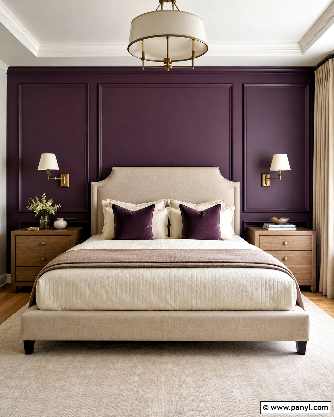 20 Dark Purple Accent Wall Bedroom Ideas for a Bold, Cozy Retreat