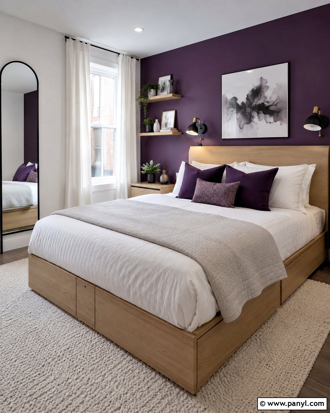 Dark Purple Small Bedroom - 20 dark purple room aesthetic ideas