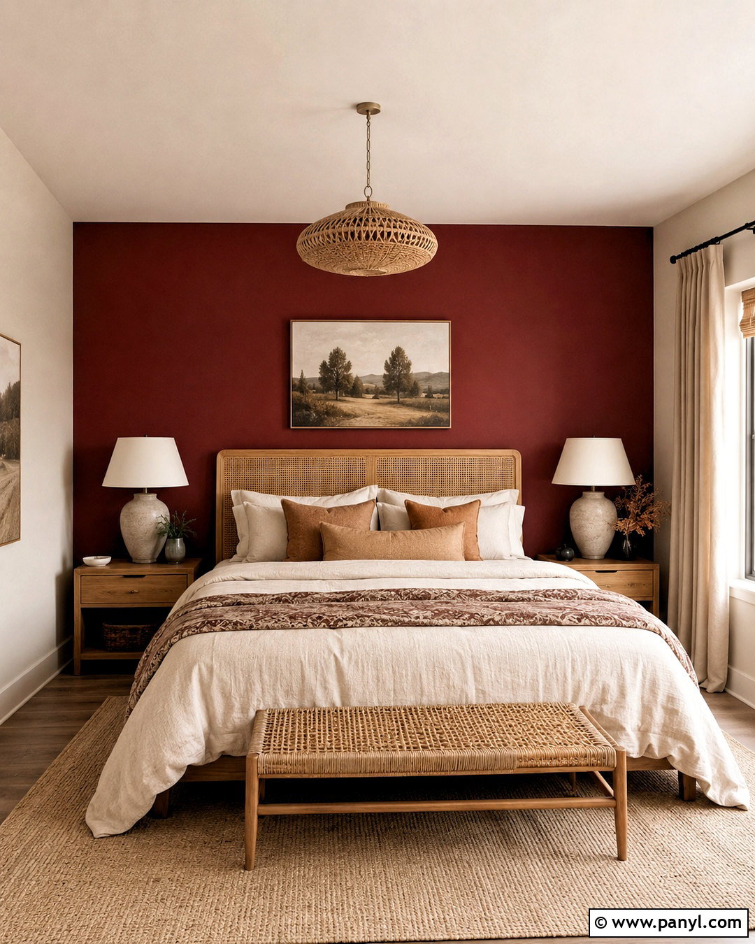 20 Dark Red Wall Paint Ideas for Rich, Dramatic Interiors