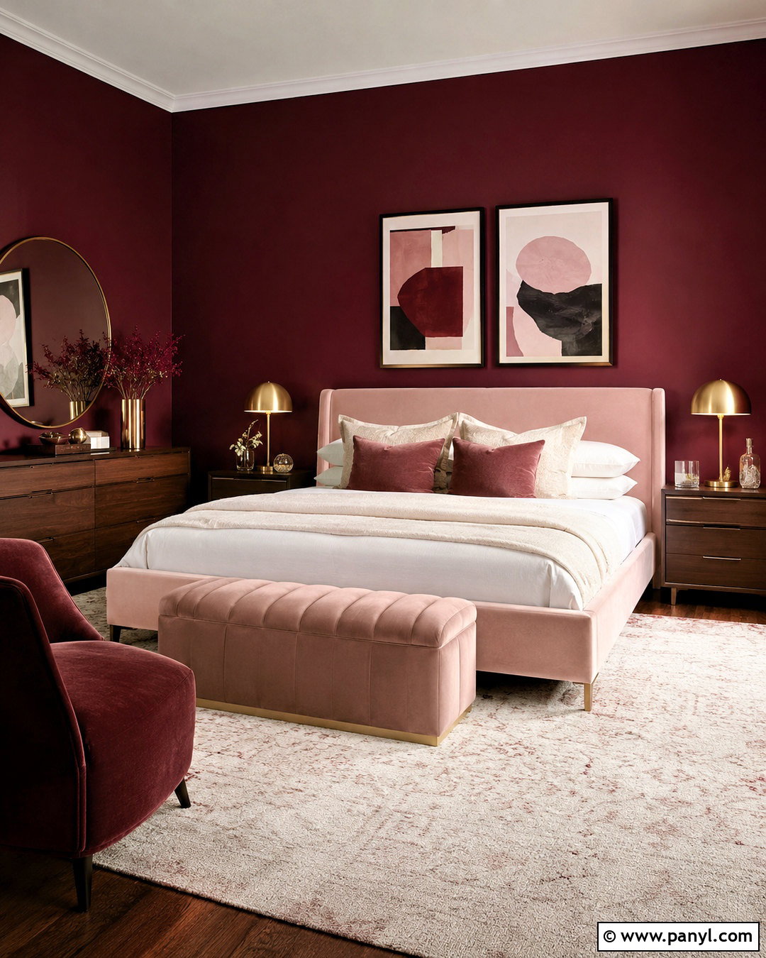 20 Dark Red Room Aesthetic Ideas for a Moody, Romantic Space