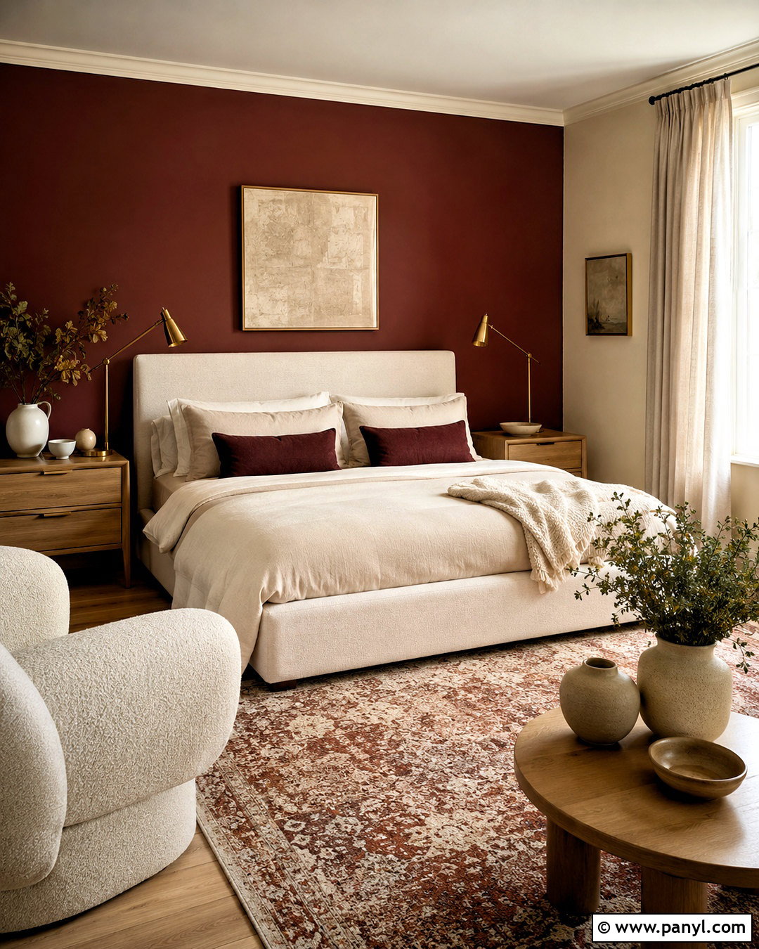 Dark Red And Cream Room - 20 dark red room aesthetic ideas
